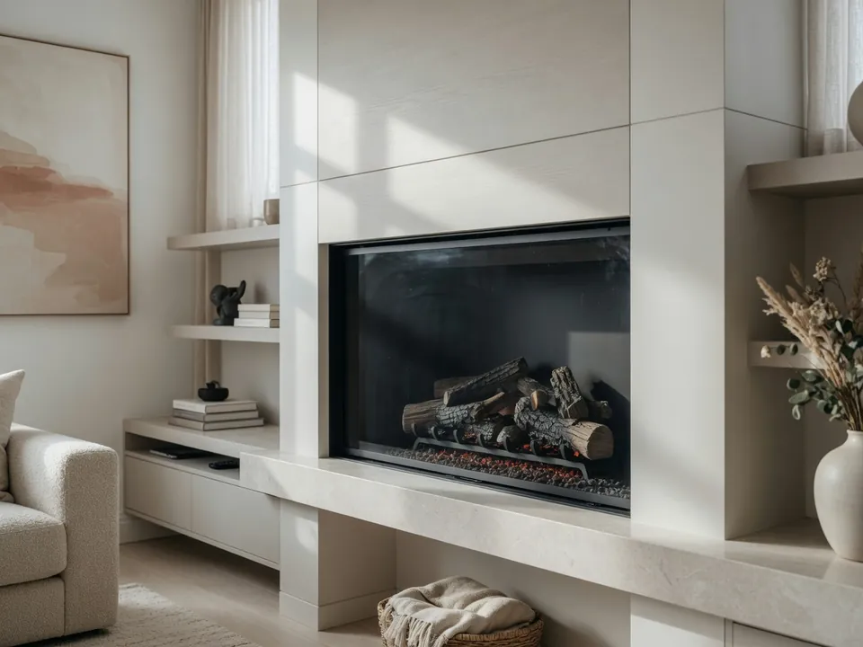 Electric fireplace unit service